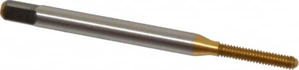 Thread Forming Tap: #2-56 UNC, Bottoming, Vanadium High Speed Steel, TiN Coated MPN:4130061