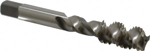 Spiral Flute Tap: 1/2-13, UNC, 3 Flute, Bottoming, 3B Class of Fit, Vanadium High Speed Steel, Bright/Uncoated MPN:4130072