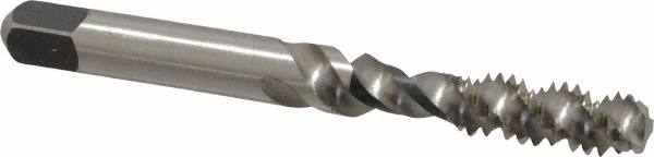 Spiral Flute Tap: 1/4-20, UNC, 3 Flute, Bottoming, 3B Class of Fit, Vanadium High Speed Steel, Bright/Uncoated MPN:4130602