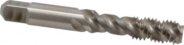 Spiral Flute Tap: M10 x 1.50, Metric Coarse, 3 Flute, Bottoming, 6H Class of Fit, Vanadium High Speed Steel, Bright/Uncoated MPN:4130610