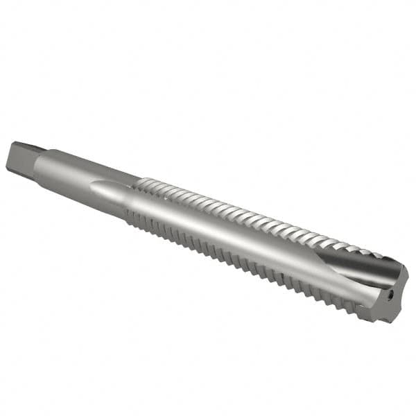 Spiral Point Tap: 1/2-13, UNC, 3 Flutes, Plug, High Speed Steel, Bright Finish MPN:4131163