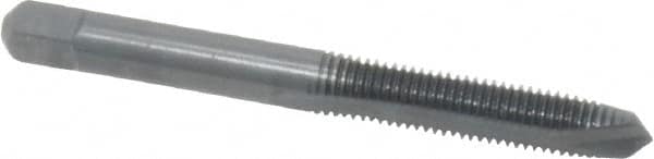 Spiral Point Tap: 1/4-28, UNF, 2 Flutes, Plug, 3B, High Speed Steel, Oxide Finish MPN:4131191