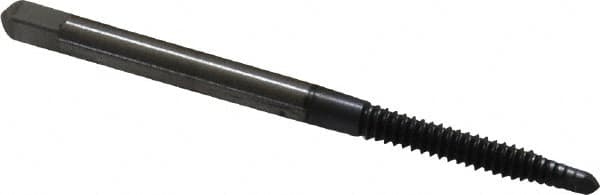 Spiral Point Tap: #6-32, UNC, 2 Flutes, Plug, 2B, High Speed Steel, TiCN Finish MPN:4131262