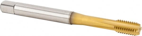 M8x1.25 Bottoming RH 6HX TiCN/TiN Powdered Metal 4-Flute Straight Flute Machine Tap MPN:4156552