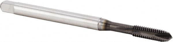 Spiral Point Tap: M5x0.8 Metric, 2 Flutes, Plug Chamfer, 6H Class of Fit, High-Speed Steel-E, DLC Coated MPN:4159933