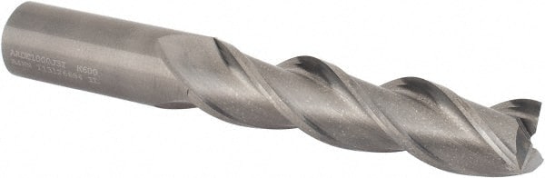 Square End Mill: 1'' Dia, 4'' LOC, 1'' Shank Dia, 7'' OAL, 3 Flutes, Solid Carbide MPN:5051853