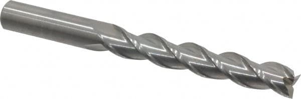 Square End Mill: 1/2'' Dia, 3'' LOC, 1/2'' Shank Dia, 5'' OAL, 3 Flutes, Solid Carbide MPN:5051858