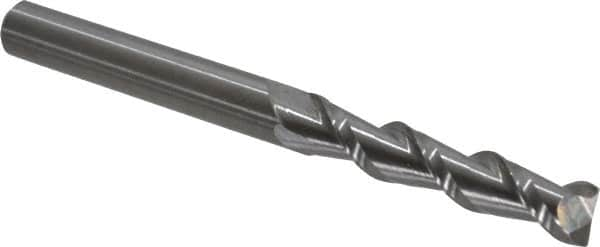 Square End Mill: 3/8'' Dia, 1-3/4'' LOC, 3/8'' Shank Dia, 4'' OAL, 2 Flutes, Solid Carbide MPN:5058615