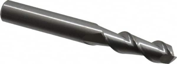 Square End Mill: 3/8'' Dia, 1-1/8'' LOC, 3/8'' Shank Dia, 3'' OAL, 2 Flutes, Solid Carbide MPN:5058633