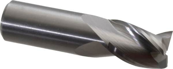 Square End Mill: 3/4'' Dia, 1'' LOC, 3/4'' Shank Dia, 3'' OAL, 3 Flutes, Solid Carbide MPN:5059165