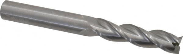 Square End Mill: 1/2'' Dia, 2'' LOC, 1/2'' Shank Dia, 4-1/2'' OAL, 3 Flutes, Solid Carbide MPN:5059167