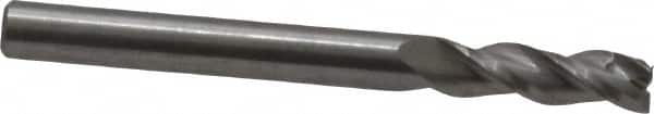 Square End Mill: 3/16'' Dia, 9/16'' LOC, 3/16'' Shank Dia, 2'' OAL, 3 Flutes, Solid Carbide MPN:5059209