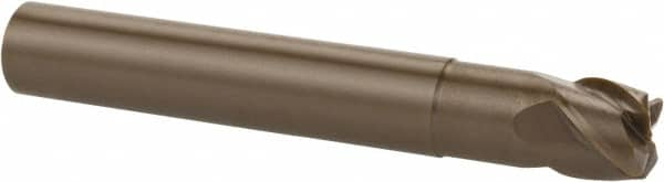 Corner Radius End Mill: 12 mm Dia, 9 mm LOC, 1.5 mm Radius, 4 Flutes, Ceramic MPN:5348068