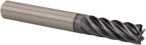 Square End Mill: 3/8'' Dia, 1'' LOC, 3/8'' Shank Dia, 3'' OAL, 6 Flutes, Solid Carbide MPN:5351815