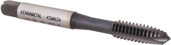 Spiral Point Tap: 1/4-20 UNC, 3 Flutes, Plug Chamfer, 3B Class of Fit, High-Speed Steel-E, TiN,CrC MPN:5416853