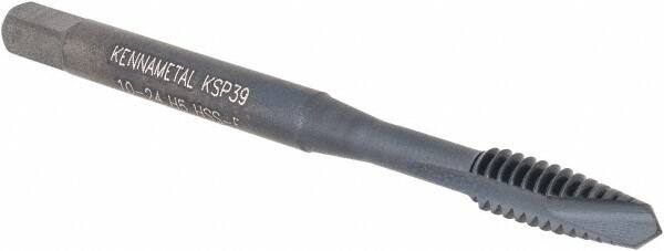 Spiral Point Tap: #10-24 UNC, 2 Flutes, Plug Chamfer, High-Speed Steel-E, Oxide Coated MPN:5455885