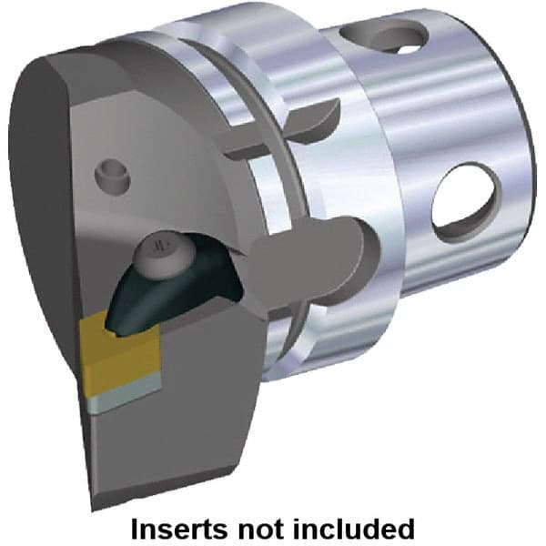 Size KM4X63, 70mm Head Length, 43mm Ctr to Cutting Edge, Left Hand Internal/External Modular Threading Cutting Unit Head MPN:5543450