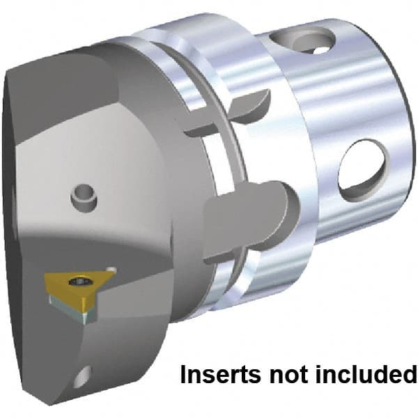 Size KM4X63, 70mm Head Length, 43mm Ctr to Cutting Edge, Left Hand Internal/External Modular Threading Cutting Unit Head MPN:5552405