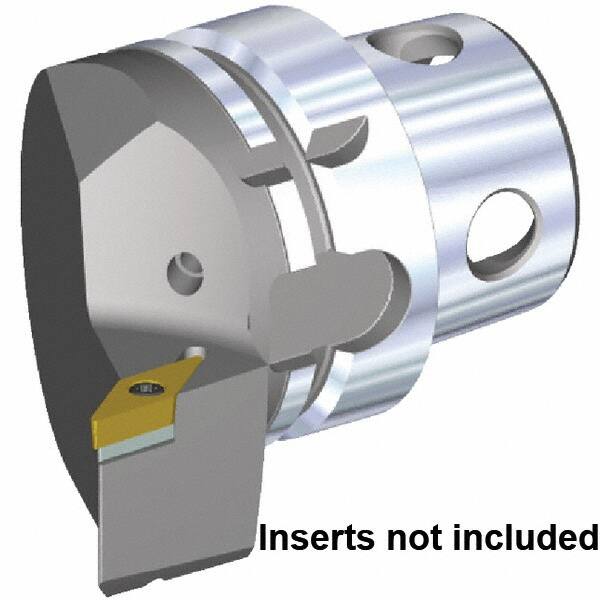 Size KM4X63, 70mm Head Length, 43mm Ctr to Cutting Edge, Left Hand Internal/External Modular Threading Cutting Unit Head MPN:5552433