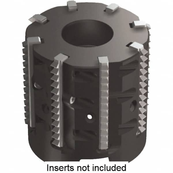 Indexable Thread Mill: 44 mm Cut Dia, 48 mm Max Hole Depth, Steel MPN:5593188