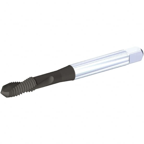 Spiral Point Tap: #8-32 UNC, 2 Flutes, Plug Chamfer, 2B Class of Fit, High-Speed Steel-E, TiN,CrC MPN:5689814