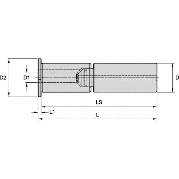 Boring Bar Sleeve: 100 mm Bore Dia, 120 mm Shank Dia MPN:6423252