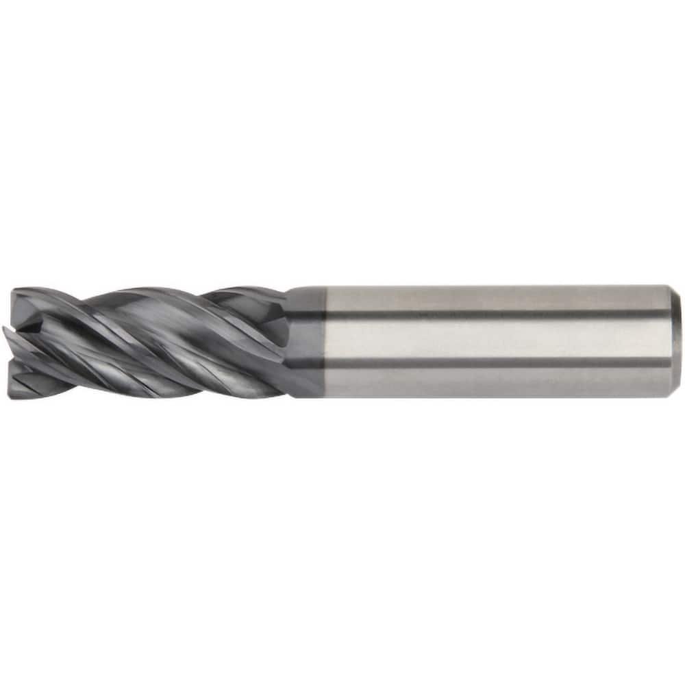 Square End Mill: 3/8'' Dia, 7/8'' LOC, 3/8'' Shank Dia, 2-1/2'' OAL, 4 Flutes, Solid Carbide MPN:6676924