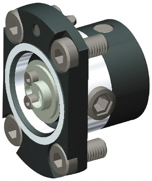 Neutral Cut, KM40 Modular Connection, Adapter/Mount Lathe Modular Clamping Unit MPN:1013675