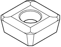 Milling Insert: SPGX12T3AP, KCPK30, Solid Carbide MPN:2227153