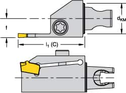 Size KM16, Right Hand Modular Cutoff Cutting Unit Head MPN:1851796