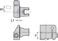 Size KM25, Left Hand Modular Cutoff Cutting Unit Head MPN:2426881