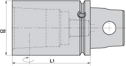 Modular Tool Holding Extension: KM63XMZ, 4.725