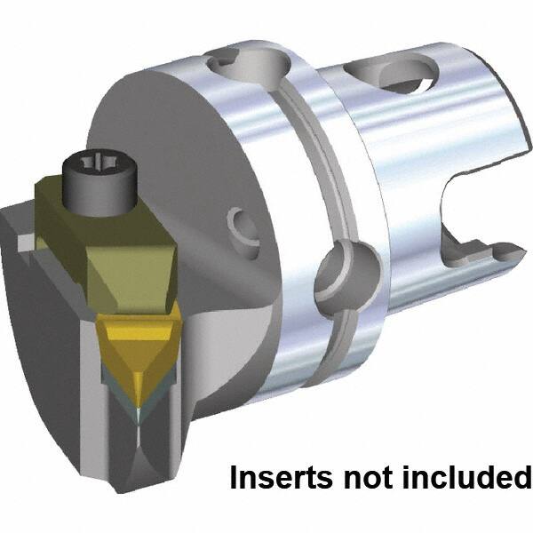 Modular Turning & Profiling Cutting Unit Head: Size KM50, 50 mm Head Length, Internal or External, Left Hand MPN:3747068