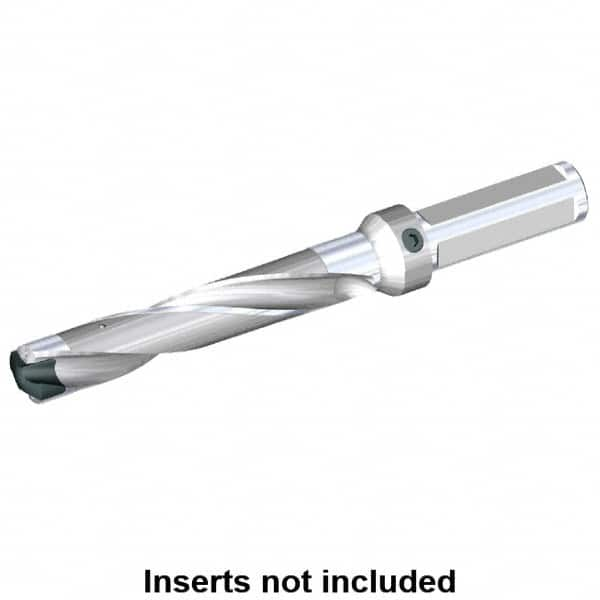 Replaceable-Tip Drill: 28.58 to 29.08 mm Dia, 150 mm Max Depth, 31.75 mm Weldon Flat Shank MPN:1505191