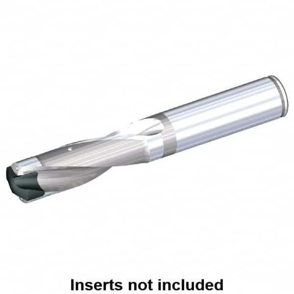 Replaceable-Tip Drill: 22.45 to 22.95 mm Dia, 119.89 mm Max Depth, 25.4 mm Straight-Cylindrical Shank MPN:1533940