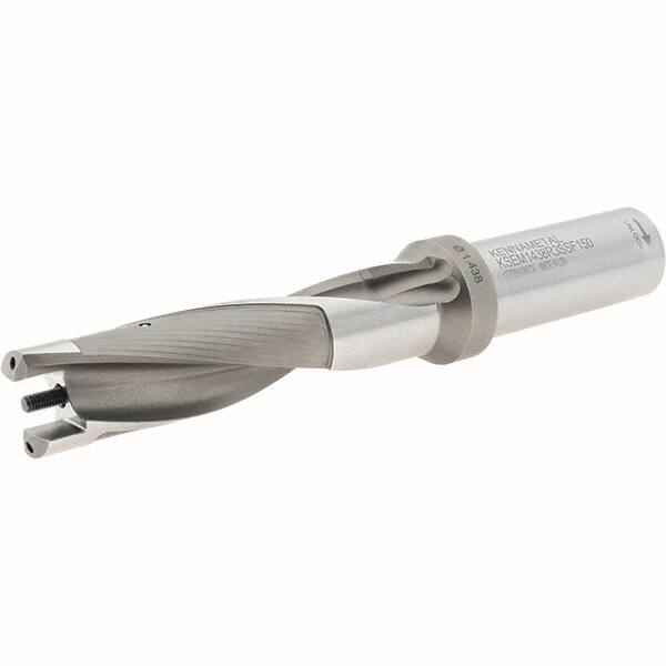 Replaceable-Tip Drill: 36.53 to 37.51 mm Dia, 111 mm Max Depth, 38.1 mm Weldon Flat Shank MPN:1616110