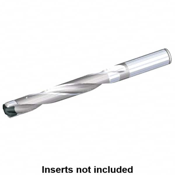 Replaceable-Tip Drill: 12.7 to 13.2 mm Dia, 88.9 mm Max Depth, 12.7 mm Straight-Cylindrical Shank MPN:1798189