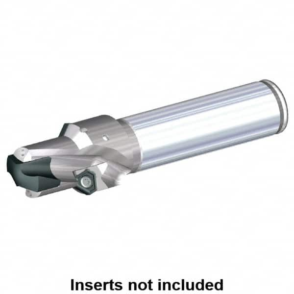 Replaceable-Tip Drill: 15.88 to 18 mm Dia, 18 mm Max Depth, 19.05 mm Straight-Cylindrical Shank MPN:2224001