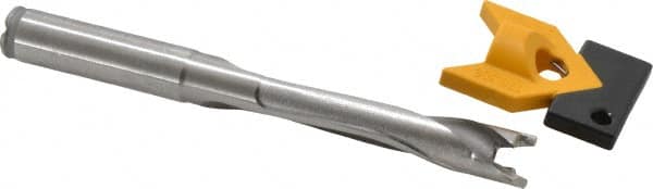 Replaceable-Tip Drill: 12.5 to 12.99 mm Dia, 65.02 mm Max Depth, 12.7 mm Straight-Cylindrical Shank MPN:2250683