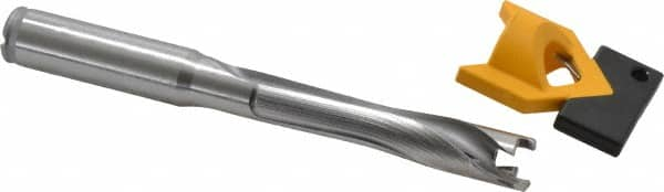 Replaceable-Tip Drill: 13 to 13.49 mm Dia, 67.56 mm Max Depth, 14.29 mm Straight-Cylindrical Shank MPN:2250685