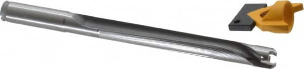 Replaceable-Tip Drill: 14 to 14.49 mm Dia, 116 mm Max Depth, 14.29 mm Straight-Cylindrical Shank MPN:2542092