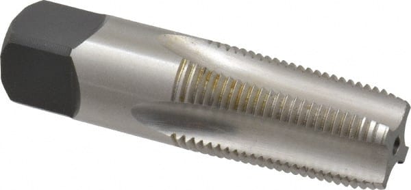 Standard Pipe Tap: 3/8-18, NPTF, 4 Flutes, High Speed Steel, Bright/Uncoated MPN:1542945