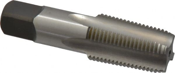 Standard Pipe Tap: 1/2-14, NPT, 4 Flutes, High Speed Steel, Bright/Uncoated MPN:1542947