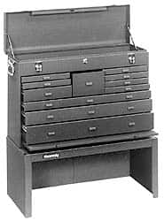 11 Drawer, 2 Piece, Brown Steel Machinist's Combo MPN:52611/2600B