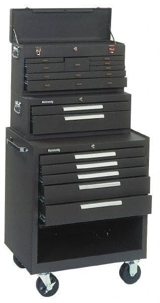 15 Drawer, 3 Piece, Brown Steel Tool Storage System MPN: