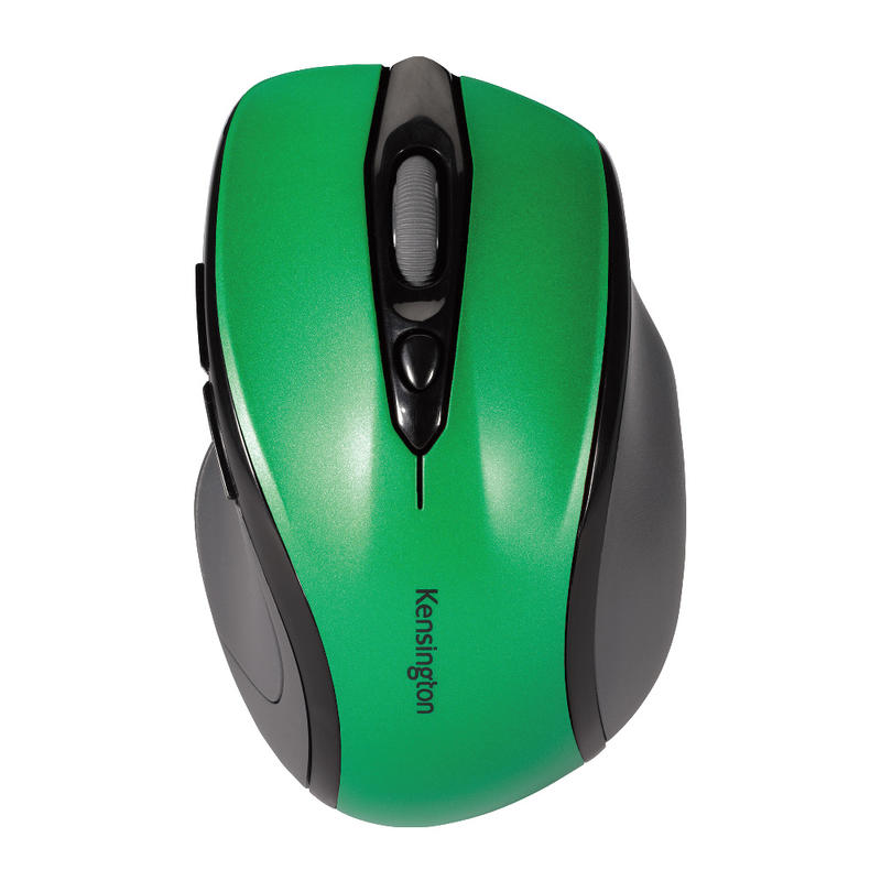 Kensington Pro Fit Wireless Mouse, Mid-Size, Emerald Green (Min Order Qty 2) MPN:K72424AMA
