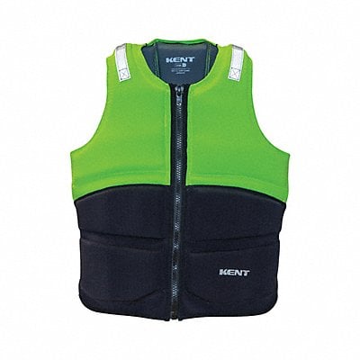 Fishing Vest Zipper Hi-Vis Green MPN:151700-400-080-21