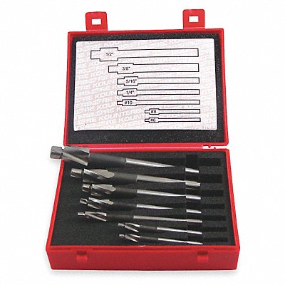 Counterbore Set Fractional Inch 7 Pcs MPN:55241