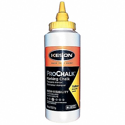 Marking Chalk Refill Yellow 8 Oz MPN:8Y