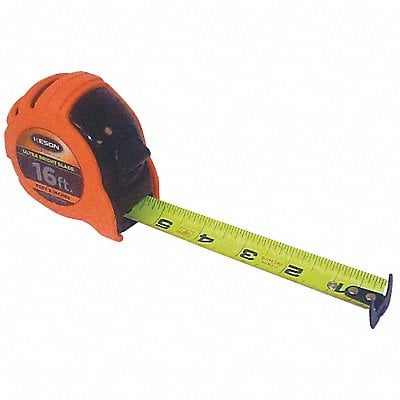 Tape Measure 16 ft 1/8 in Orange Color MPN:PG1816UB